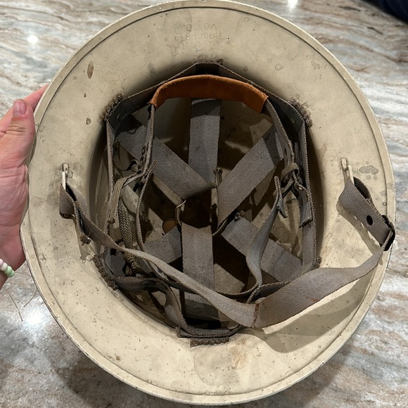 US WWII Civil Defence Helmet Air Raid Warden - Picture 6 of 10